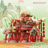 3D Metall-Puzzle - Chinesische Gebäude